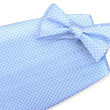 Load image into Gallery viewer, Houndstooth: Cummerbund Set - Blue/White