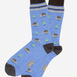 Load image into Gallery viewer, Armadillo Crossing: Socks - Heather Blue