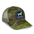 Load image into Gallery viewer, Yellow Lab: Sportsman Trucker Cap - Camo
