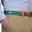Load image into Gallery viewer, Santa Salud: Embroidered Belt - Green