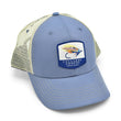 Load image into Gallery viewer, Looking Fly: Badged Trucker Cap - Shoal Blue