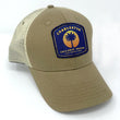 Load image into Gallery viewer, Vintage Sunset: Badged Trucker Cap - Driftwood