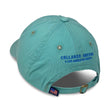 Load image into Gallery viewer, Blue Crab: Embroidered Twill Cap - Gulf Aqua