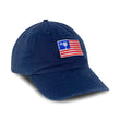 Load image into Gallery viewer, Palmetto Flag: Embroidered Twill Cap - Navy