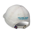 Load image into Gallery viewer, Blue Crab: Embroidered Twill Cap - White