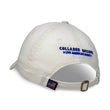Load image into Gallery viewer, Palmetto Flag: Embroidered Twill Cap - White