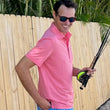 Load image into Gallery viewer, Drunken Crab: Upcycled Club Polo - Mid-Blue