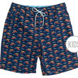 Load image into Gallery viewer, Doggy Paddle: Kid's Swim Trunks - Navy