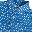 Load image into Gallery viewer, Shark Week: Upcycled Club Polo - Blue