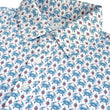 Load image into Gallery viewer, Blue Crab: Upcycled Club Polo - White