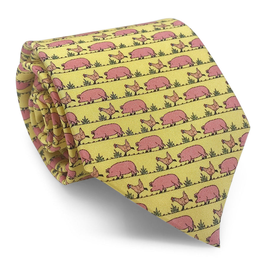 Pig & Hen: Tie - Yellow