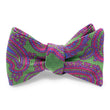 Load image into Gallery viewer, Paisley: Bow - Green/Pink
