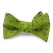 Load image into Gallery viewer, Square Foulard: Bow - Green/Blue