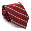 Load image into Gallery viewer, Double Stripe Repp: Tie - Red/Green