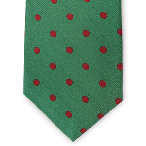 Spaced Dots: Tie - Green