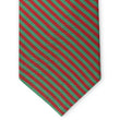 Load image into Gallery viewer, Thin Stripes: Tie - Dark Green/Red