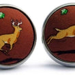 Load image into Gallery viewer, Big Bucks: Cufflinks - Brown