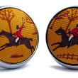 Load image into Gallery viewer, Fox Hunt: Cufflinks - Gold