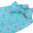 Load image into Gallery viewer, Fleur Stripe: Cummerbund Set - Turquoise