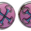 Load image into Gallery viewer, Two Bits: Cufflinks - Pink