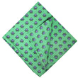Load image into Gallery viewer, American Made Collared Greens Pocket Squares Green Made in the USA