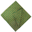 Load image into Gallery viewer, American Made Collared Greens Pocket Squares Green Made in the USA