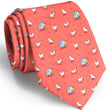 Load image into Gallery viewer, Fox in the Hen House: Tie - Coral