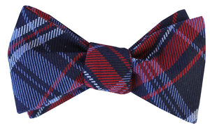 Wooly Wallace: Bow Tie - Red/Navy