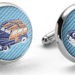 Load image into Gallery viewer, Woody: Cufflinks - Turquoise