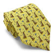 Load image into Gallery viewer, Dogleg on Six: Tie - Yellow/Chocolate
