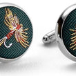 Load image into Gallery viewer, Royal Wulff: Cufflinks - Green