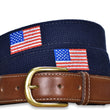 Load image into Gallery viewer, Star Spangled: Embroidered Belt - Navy