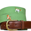 Load image into Gallery viewer, Good Point: Embroidered Belt - Sage