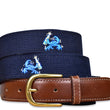 Load image into Gallery viewer, Drunken Crab: Embroidered Belt - Navy