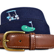 Load image into Gallery viewer, Sunday Drive: Embroidered Belt - Navy
