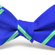 Load image into Gallery viewer, Railroad Stripe: Bow Tie - Blue/Green
