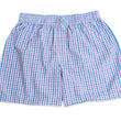 Load image into Gallery viewer, Gingham: Boxers - Blue/Violet