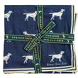 Load image into Gallery viewer, Lab Life: Cotton Pocket Square - Navy