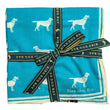 Load image into Gallery viewer, Lab Life: Cotton Pocket Square - Blue