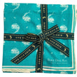 Load image into Gallery viewer, Mahi Migration: Cotton Pocket Square - Turquoise
