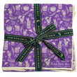 Load image into Gallery viewer, Tiki Happy Hour: Cotton Pocket Square - Purple