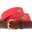 Load image into Gallery viewer, Pretty Fly: Embroidered Belt - Coral