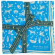 Load image into Gallery viewer, Southern Soirée: Cotton Pocket Square - Blue