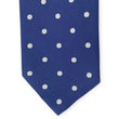 Load image into Gallery viewer, College Collection Dots: Tie - Navy/Silver