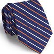 Load image into Gallery viewer, Lewis: Tie - Navy/Orange