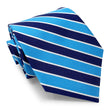 Load image into Gallery viewer, Charles: Tie - Navy/Aqua
