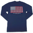 Load image into Gallery viewer, Trout Flag: Long Sleeve T-Shirt - Navy