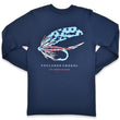 Load image into Gallery viewer, American Fly: Long Sleeve T-Shirt - Navy