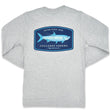 Load image into Gallery viewer, Tarpon Badge: Long Sleeve T-Shirt - Gray