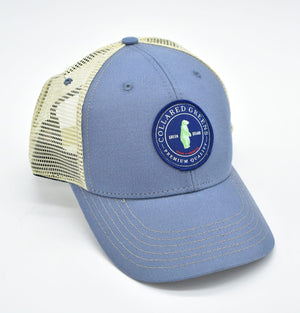 CG Logo: Badged Trucker Cap - Shoal Blue